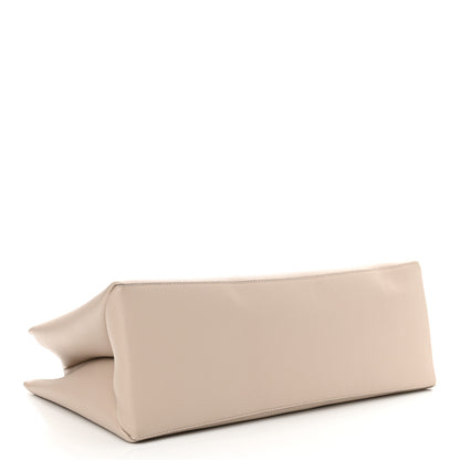 Louis Vuitton Grained Calfskin Lockme Shopper Greige 3 of 8