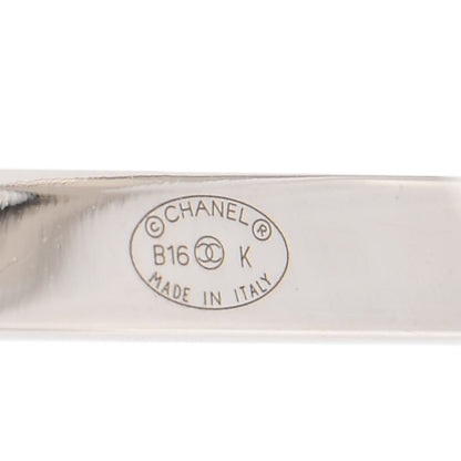 Chanel Crystal CC Cuff Silver 4 of 5
