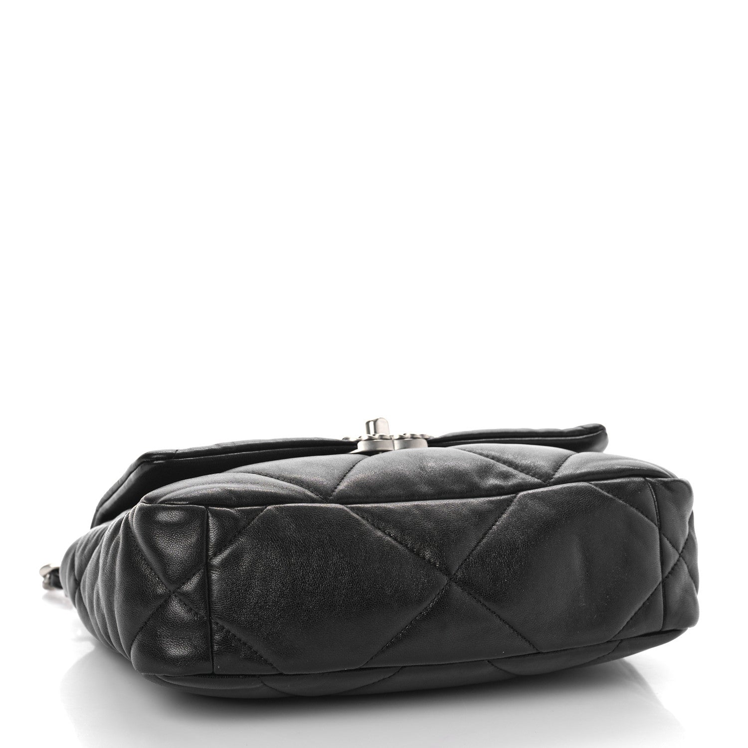 Chanel Lambskin Quilted Medium Chanel 19 Flap Black 4 of 9
