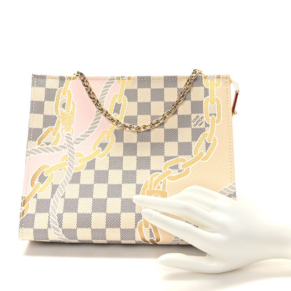 Louis Vuitton Damier Azur Nautical Toiletry Pouch On Chain 2 of 8