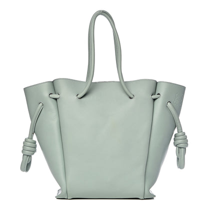 Loewe Calfskin Small Flamenco Knot Bag Light Blue 1 of 13