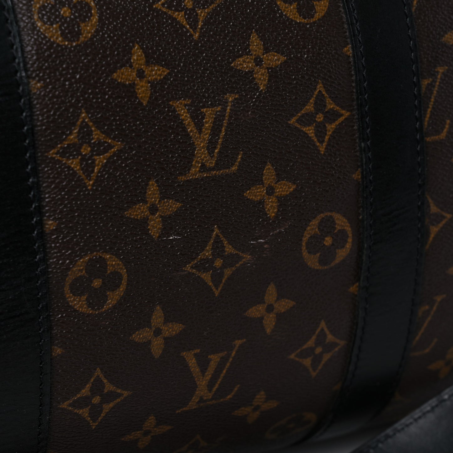Monogram Macassar Keepall Bandouliere 55