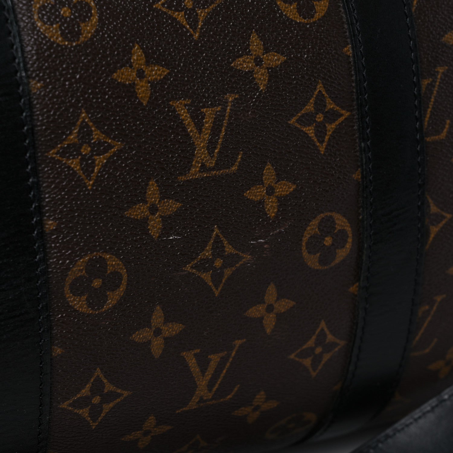 Louis Vuitton Monogram Macassar Keepall Bandouliere 55 16 of 22