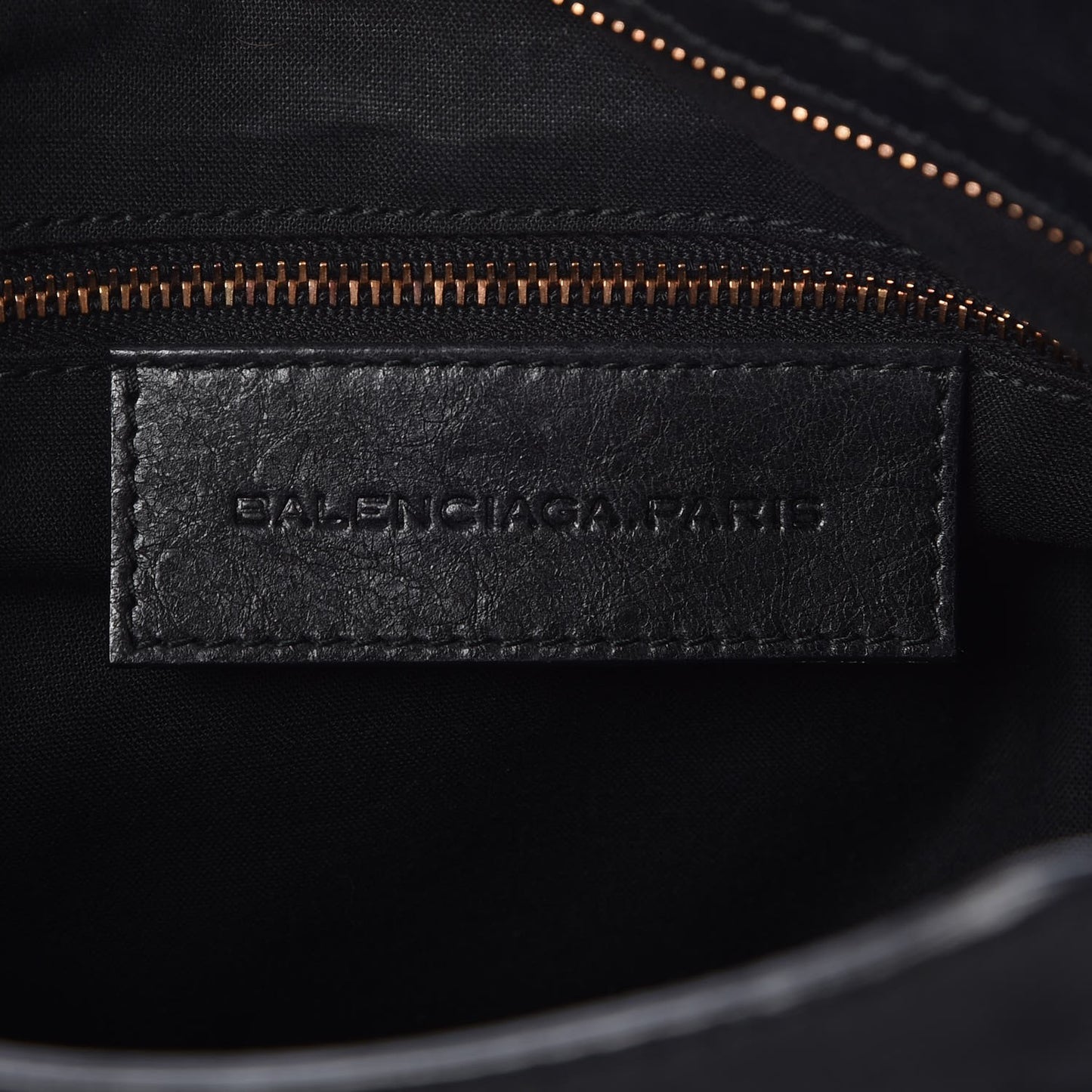Agneau Giant 12 Rose Gold Hardware Town Black