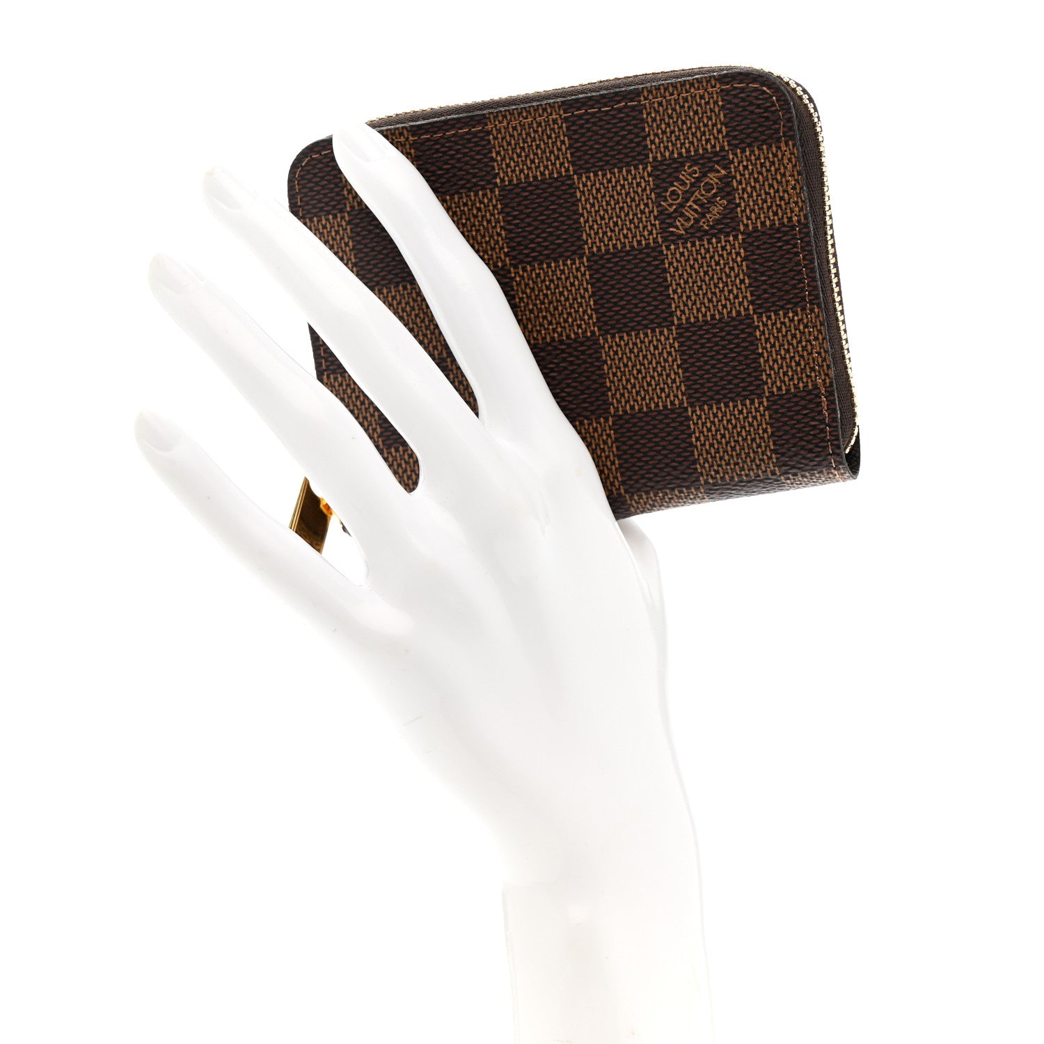 Louis Vuitton Damier Ebene Zippy Coin Purse 2 of 7