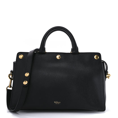 Mulberry Small Classic Grain Stud Tote Black 1 of 10
