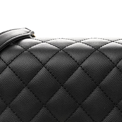 Chanel Caviar Quilted Small Coco Handle Flap Black 9 of 13