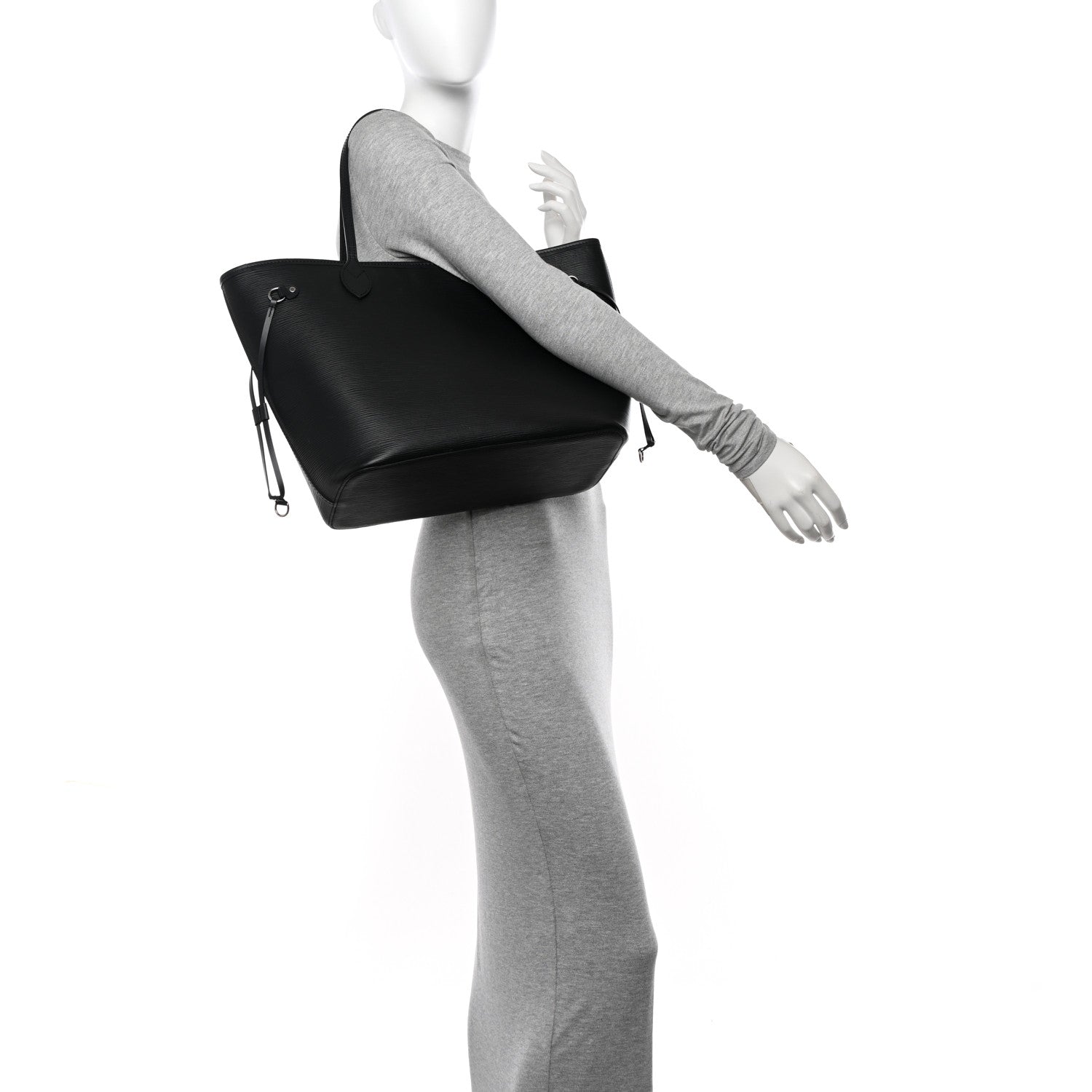 Louis Vuitton Epi Neverfull MM Black 2 of 10