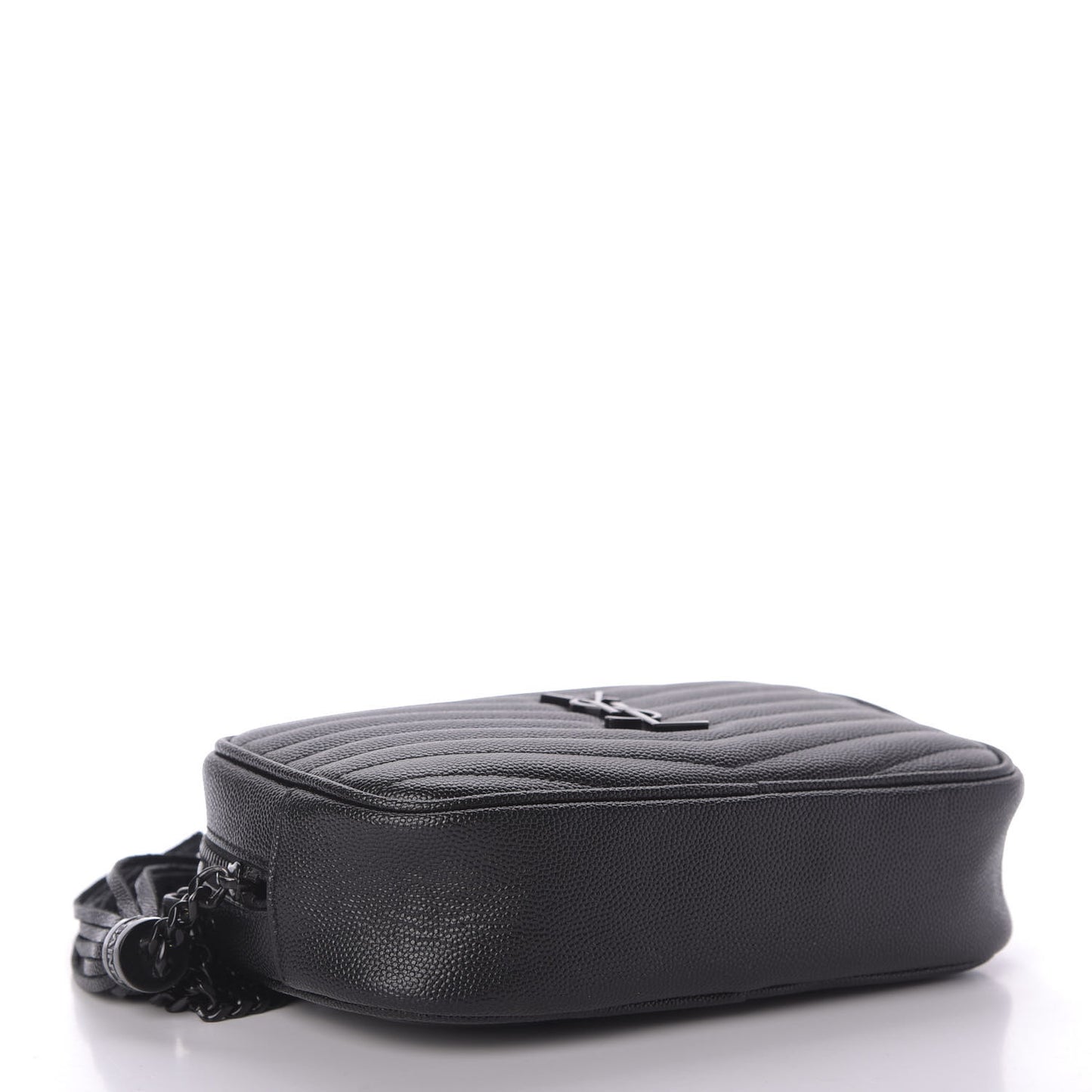 Grain De Poudre Matelasse Monogram Mini Lou Camera Bag Black