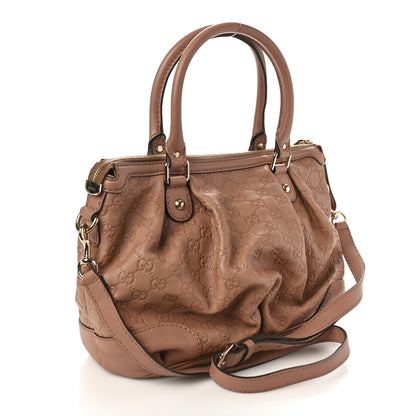 Gucci Guccissima Medium Sukey Top Handle Bag Dusty Rose 2 of 11