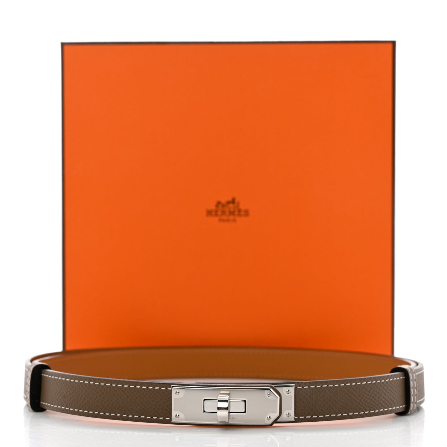 Epsom Kelly Belt Etoupe