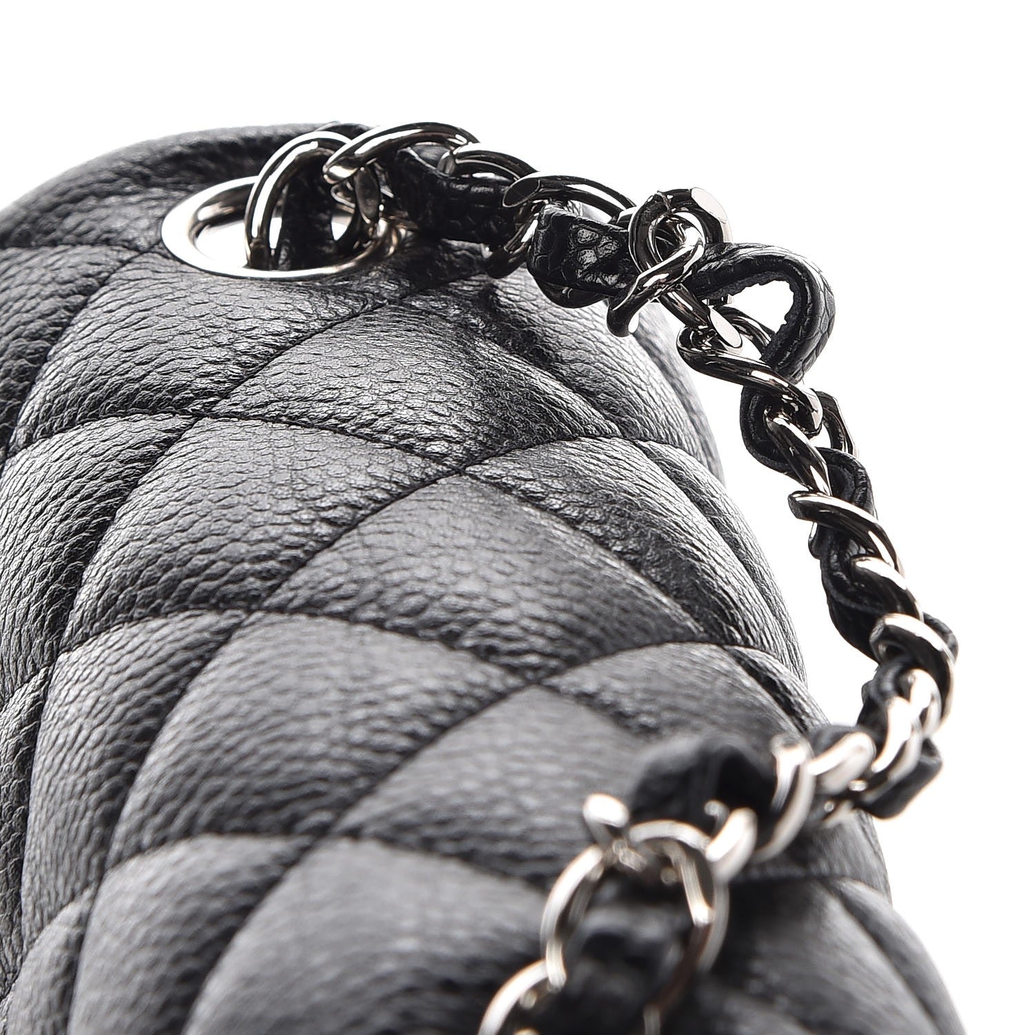 Chanel Caviar Quilted Mini Square Flap Black 8 of 9
