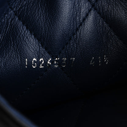 Chanel Calfskin Nylon Quilted Motorcycle Zip Boots 41.5 Black 7 of 7