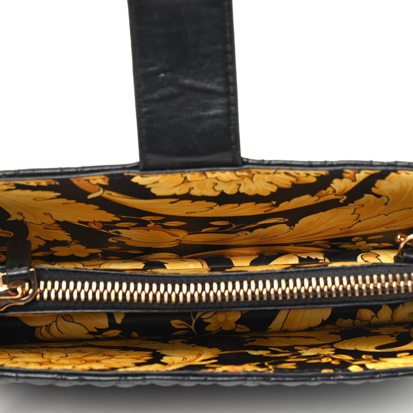 Nappa Quilted Virtus Mini Shoulder Bag Black