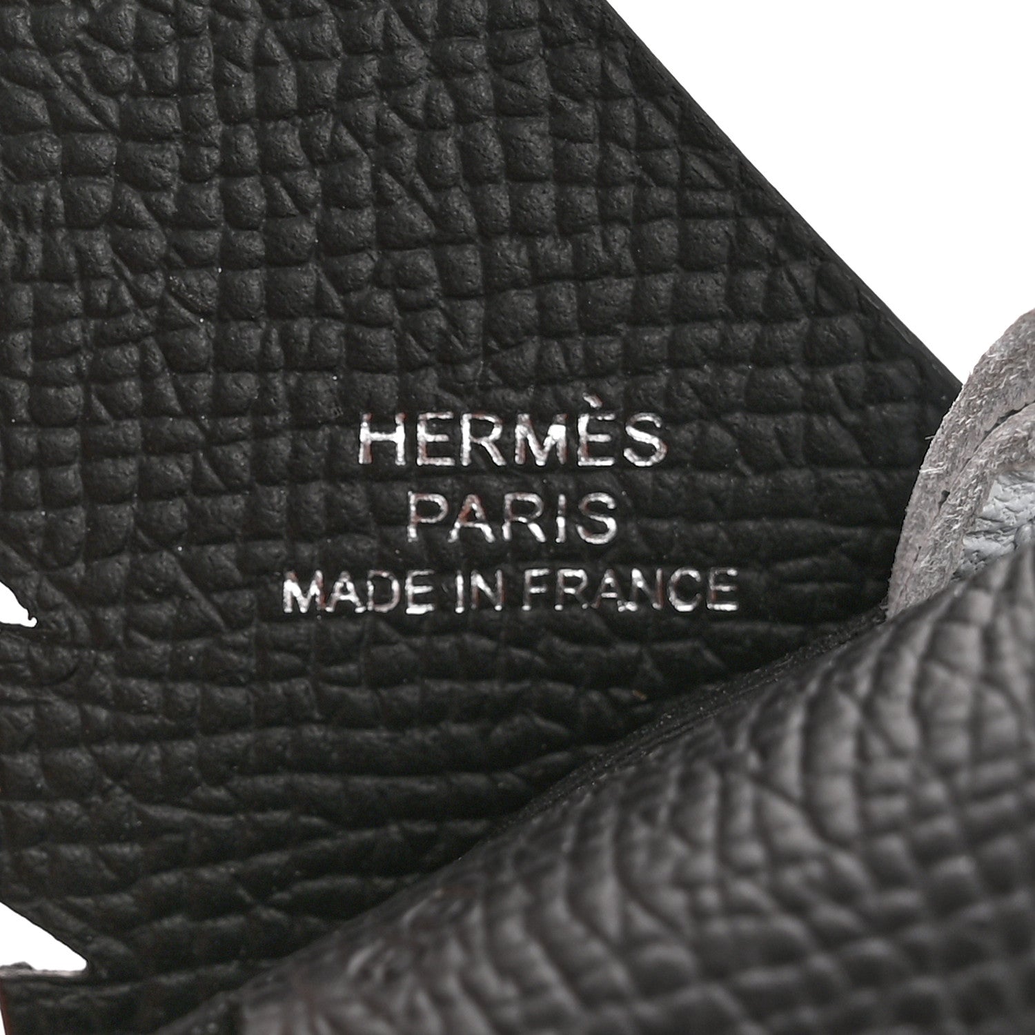Hermes Epsom Swift Chevre Mysore Birdy Bag Charm Black Etoupe Bleu Hydra Bleu Brume 3 of 5