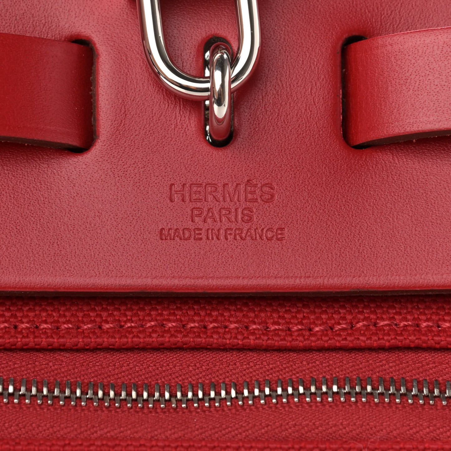 Military Toile Vache Hunter Herbag Zip PM 31 Rouge Piment