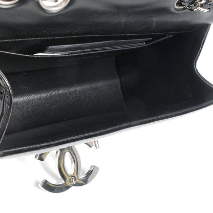 Chanel Patent Chevron Small Cutaway Flap Black 6 of 8
