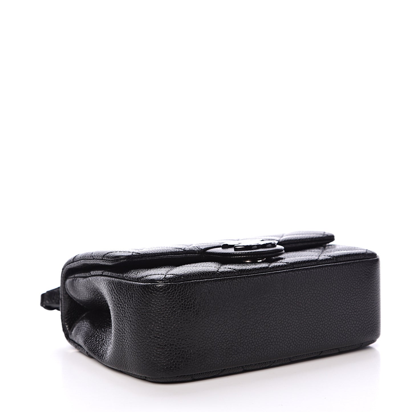 Caviar Quilted Incognito Mini Square Flap Black