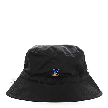 Louis Vuitton Nylon 2054 Transformable Bob Bucket Hat Black 1 of 8