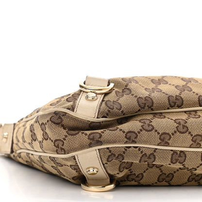 Gucci Monogram Medium Abbey D Ring Hobo Off White 9 of 15