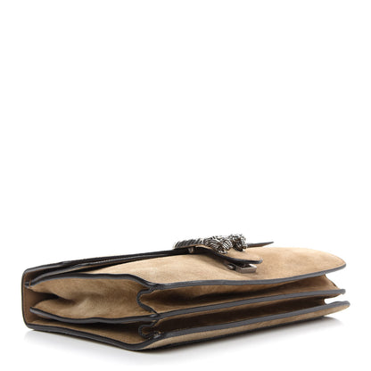 Gucci Suede Medium Dionysus Shoulder Bag Taupe 4 of 10