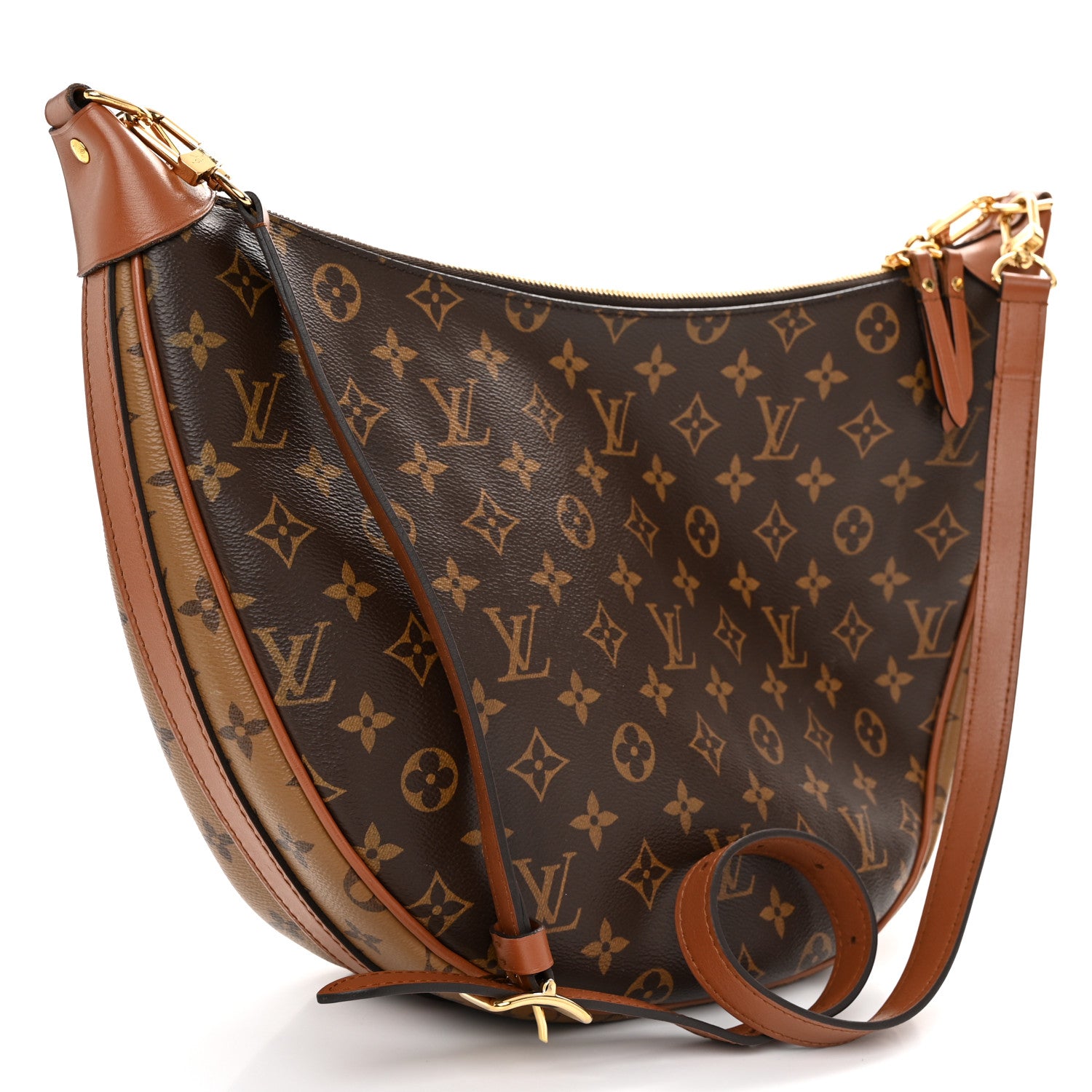Louis Vuitton Reverse Monogram Loop Hobo 3 of 9