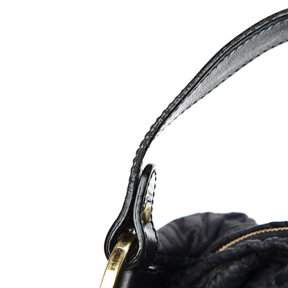 Fendi Nylon FF Embroidered Chef Hobo Black 15 of 15