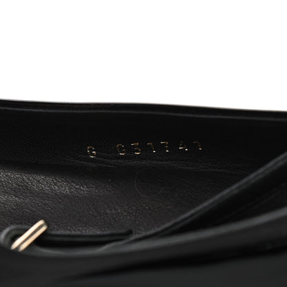 Chanel Patent Calfskin Mary Jane Ballerina Flats 36 Black 8 of 9