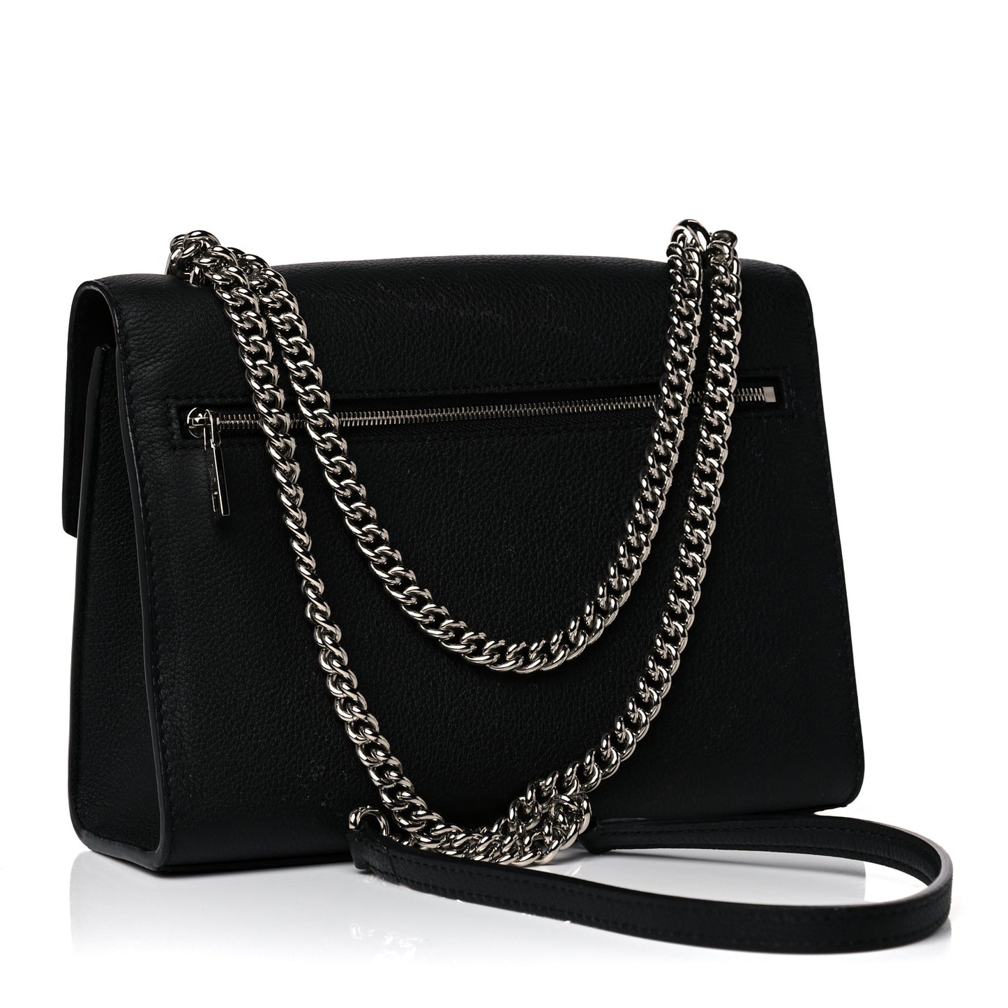Soft Calfskin My Lockme Chain Bag BB Black