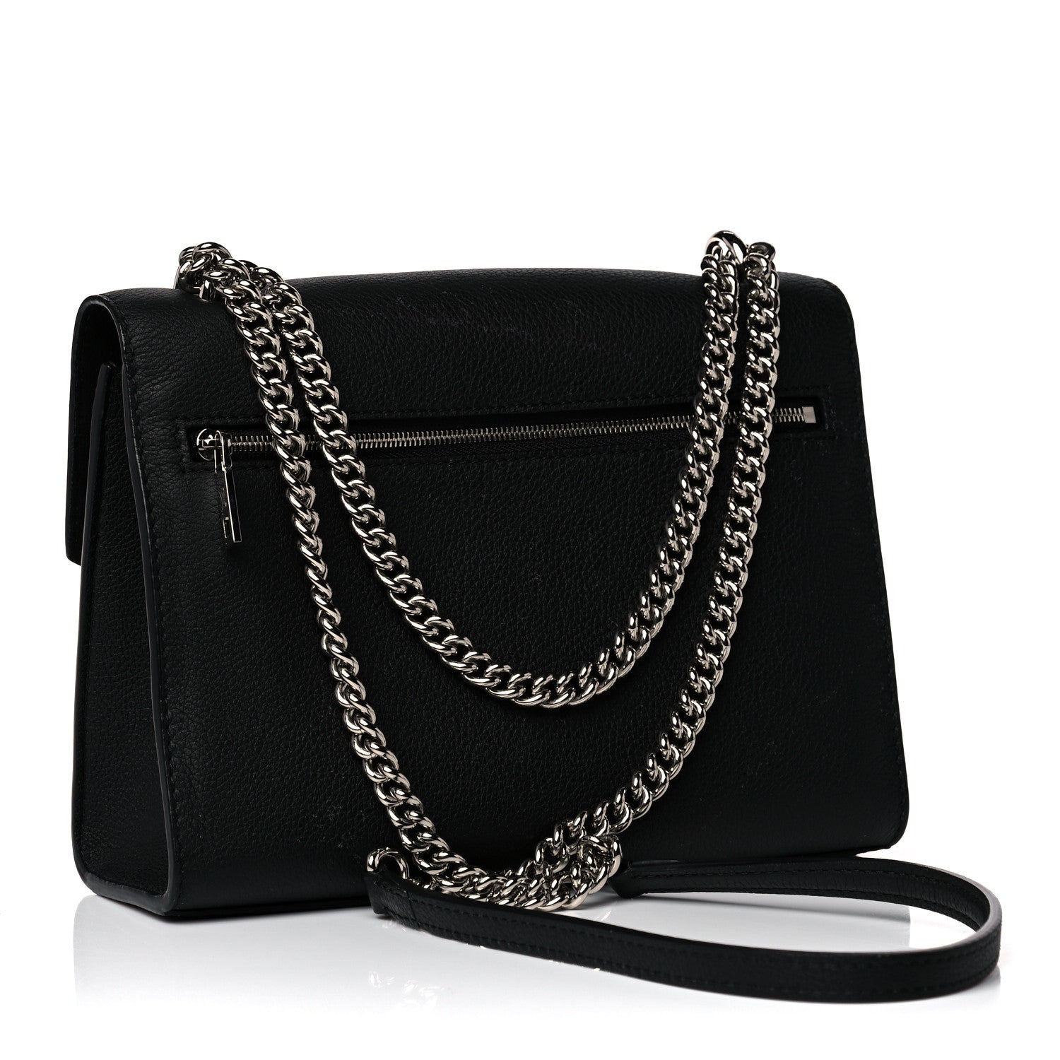 Louis Vuitton Soft Calfskin My Lockme Chain Bag BB Black 3 of 17