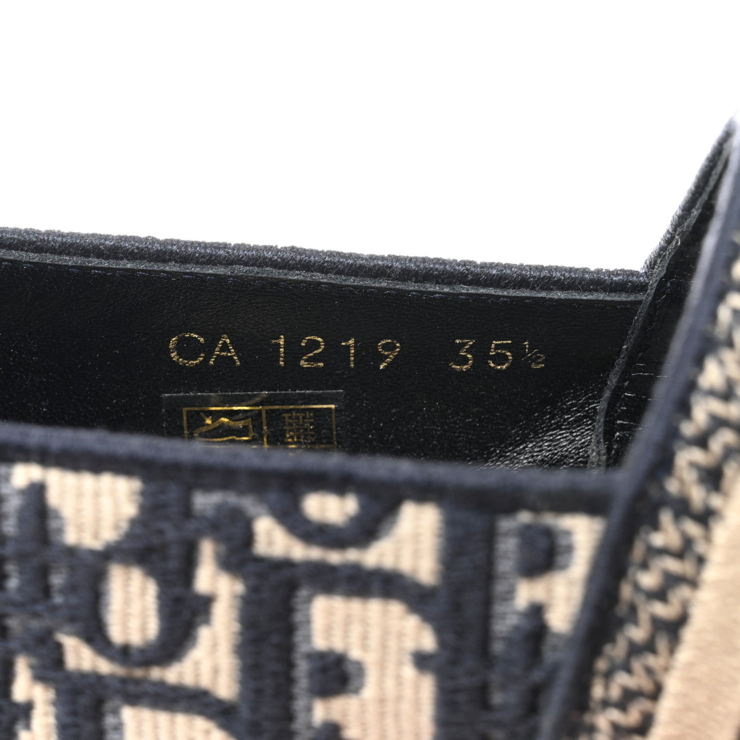 Christian Dior Oblique Embroidered Granville 15mm Espadrilles 35.5 Deep Blue 6 of 9