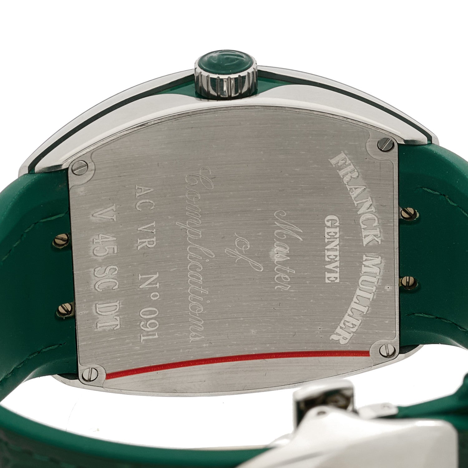 Franck Muller Stainless Steel Alligator 45mm Vanguard Automatic Watch Green V45SCDT 4 of 5
