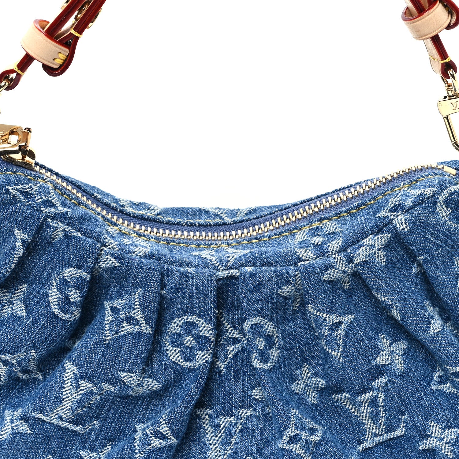 Louis Vuitton Monogram Denim Pochette Valley Blue 7 of 10