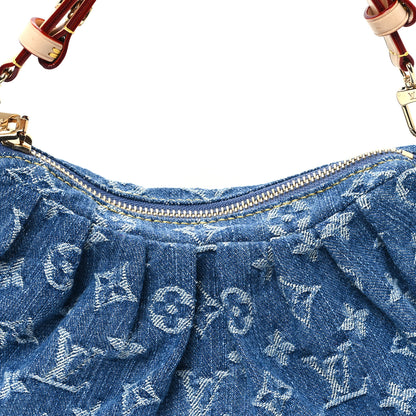 Louis Vuitton Monogram Denim Pochette Valley  Blue 7 of 10