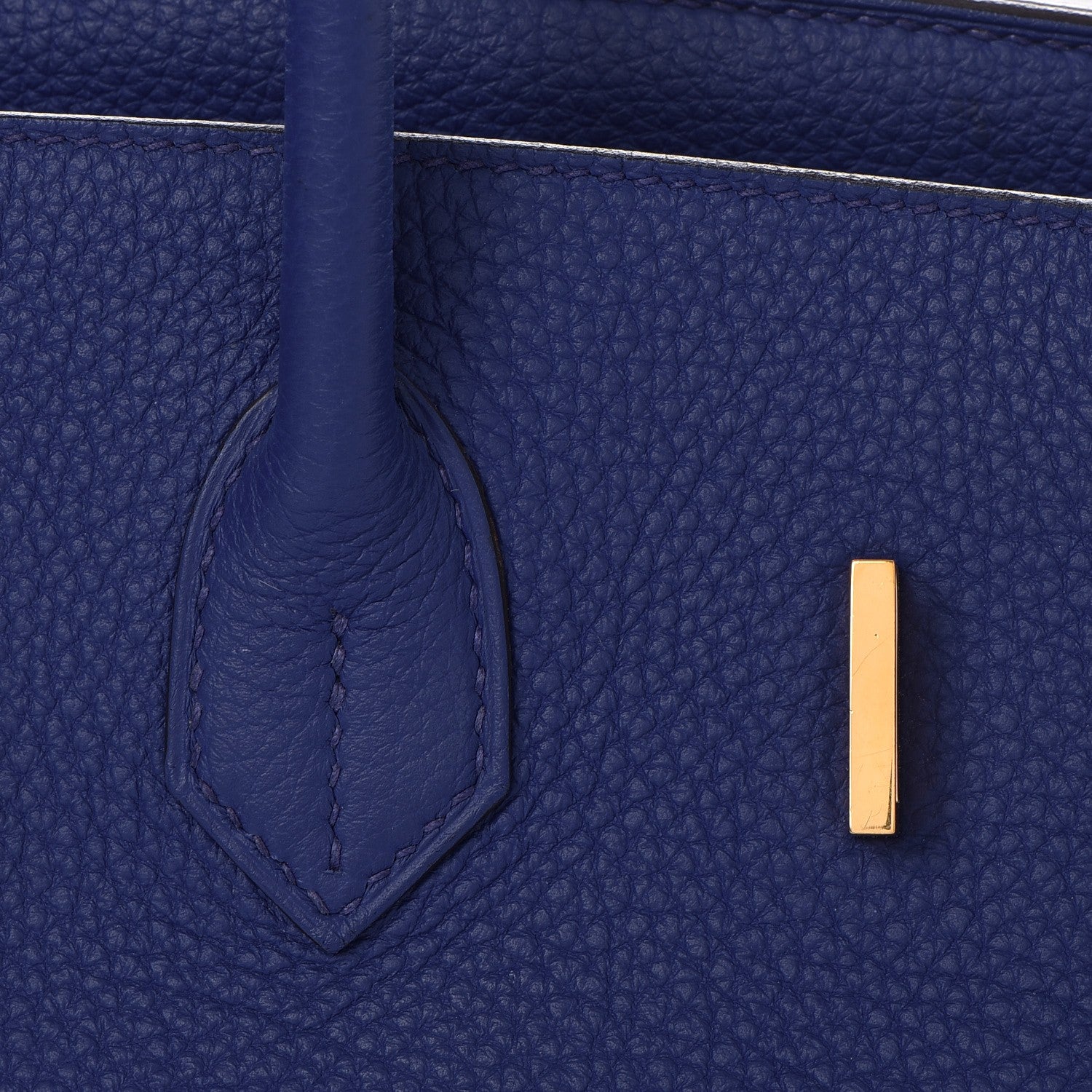 Hermes Togo Birkin 35 Bleu Electrique 26 of 40
