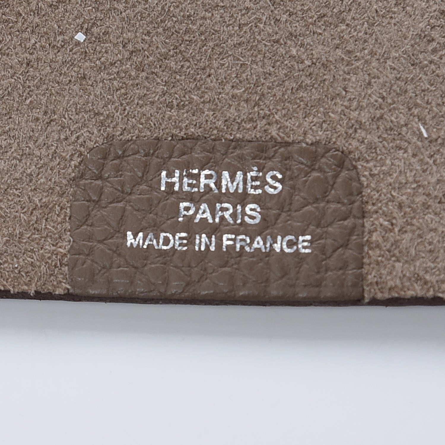 Hermes Togo Ulysse MM Notebook Cover Etoupe 6 of 8