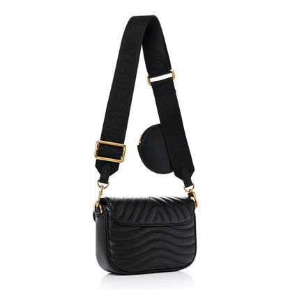 Louis Vuitton Calfskin New Wave Multi Pochette Black 3 of 13