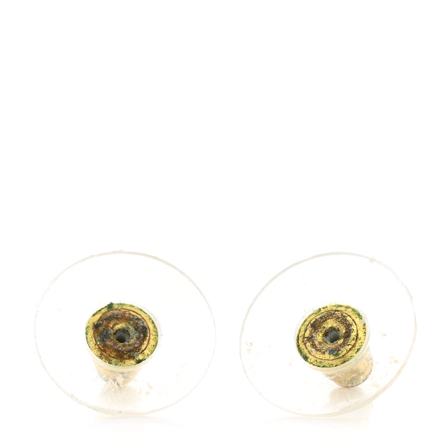 Chanel Lambskin Crystal Pearl CC Drop Earrings Gold Pearly White Black Multicolor 5 of 5