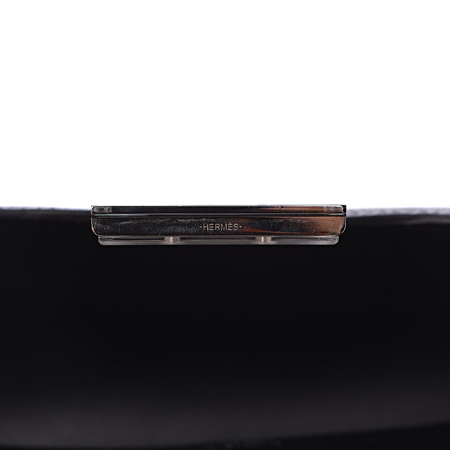 Epsom Enamel Constance 24 Black Bleu Saint Cyr