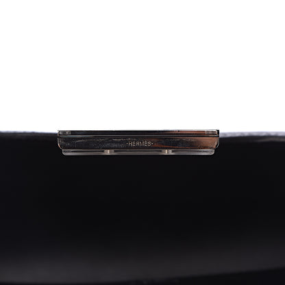 Hermes Epsom Enamel Constance 24 Black Bleu Saint Cyr 22 of 27