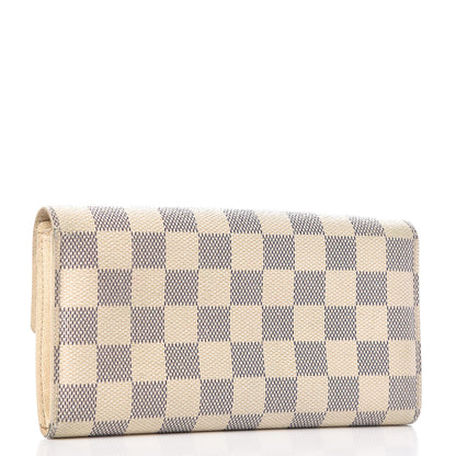 Louis Vuitton Damier Azur Sarah Wallet 3 of 16