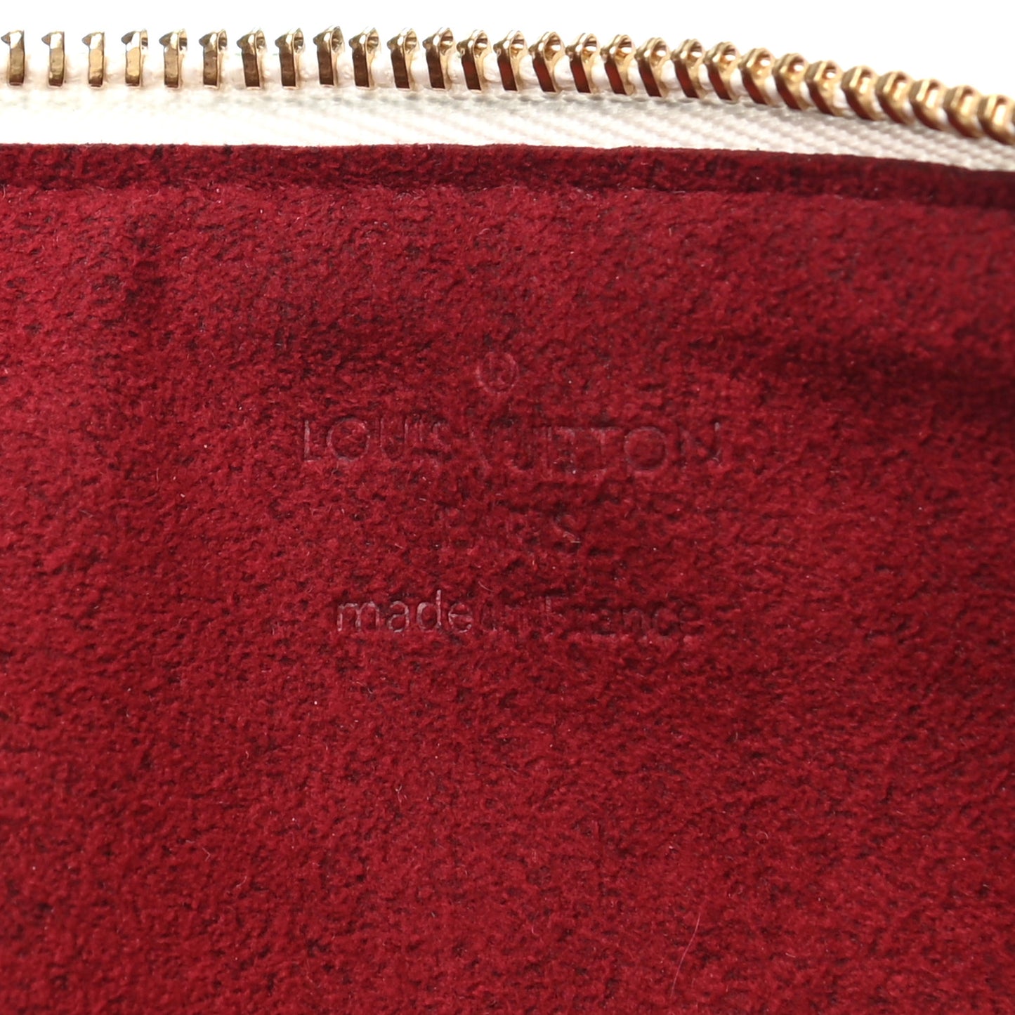 Monogram Multicolor Pochette Plate GM White