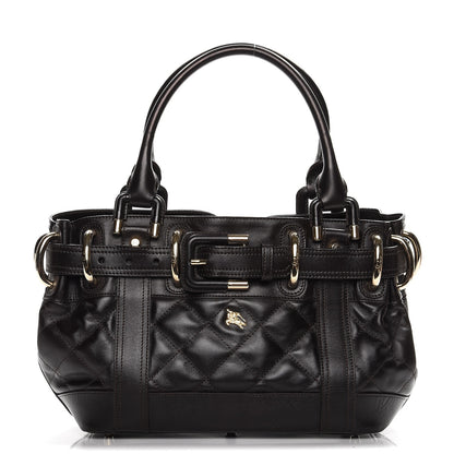 Burberry Calfskin Quilted Baby Beaton Dark Brown 1 of 9