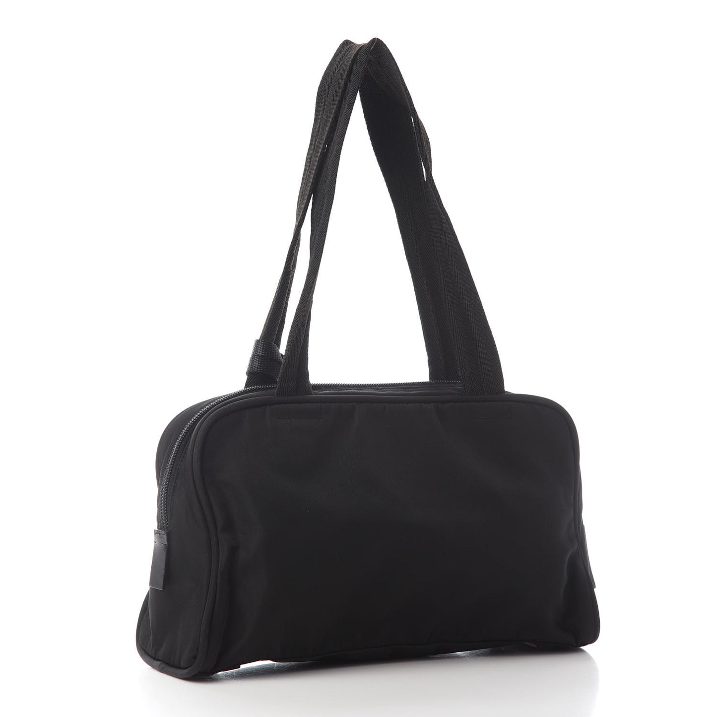 Tessuto Nylon Sport Semitracolla Shoulder Bag Black