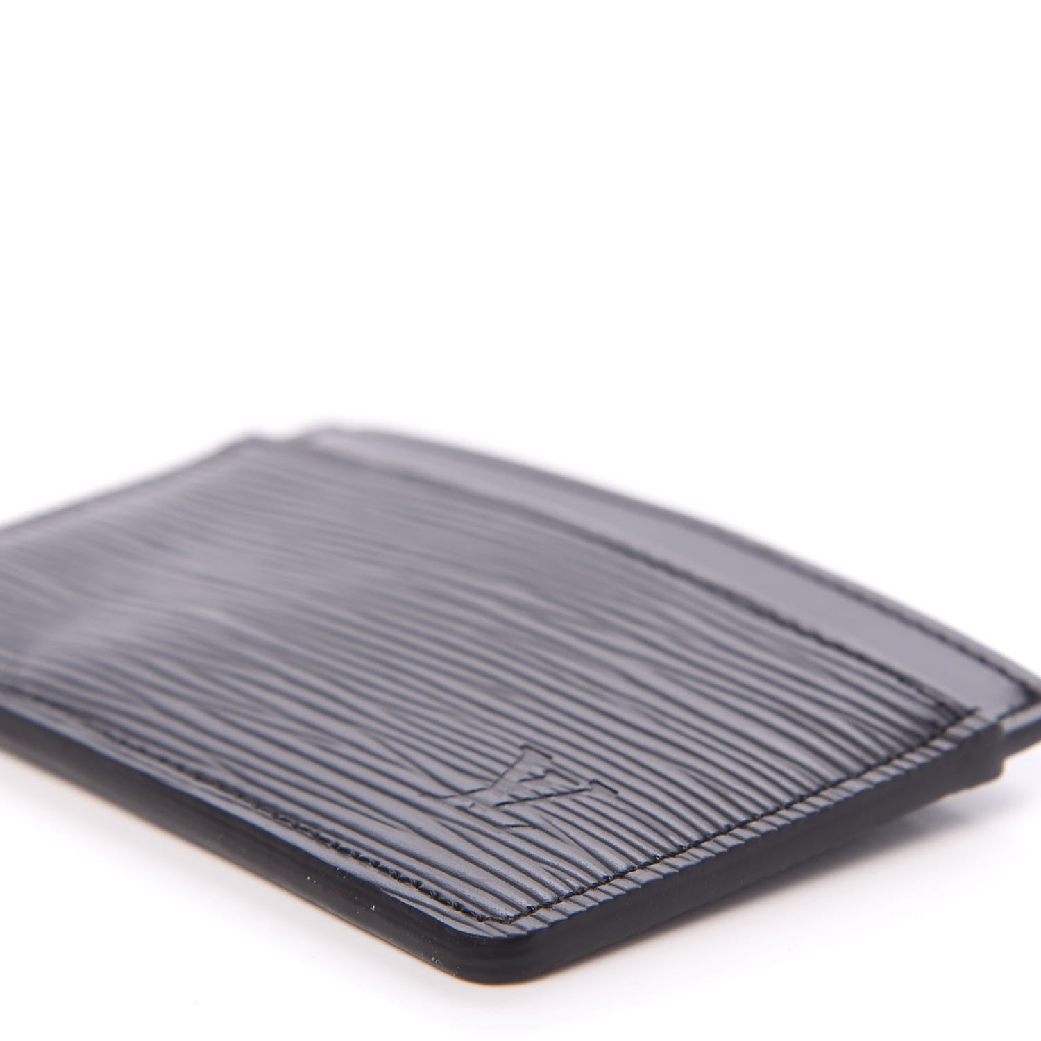 Louis Vuitton Epi Card Holder Black 7 of 10