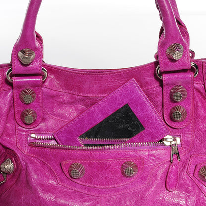 Balenciaga Agneau Giant 21 Silver Hardware Part Time Magenta 14 of 14
