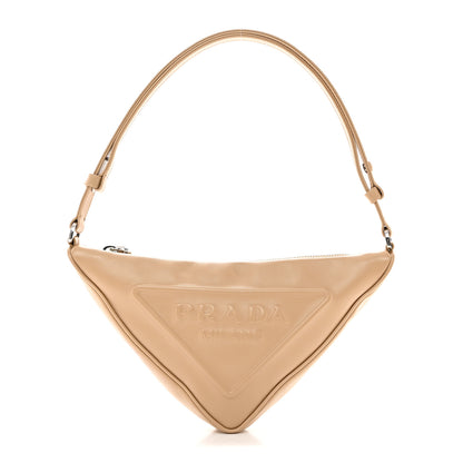 Prada Grace Lux Triangle Pouch Sabbia 1 of 11