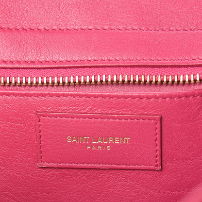Saint Laurent Calfskin Small Classic Y Cabas Fuchsia 6 of 12