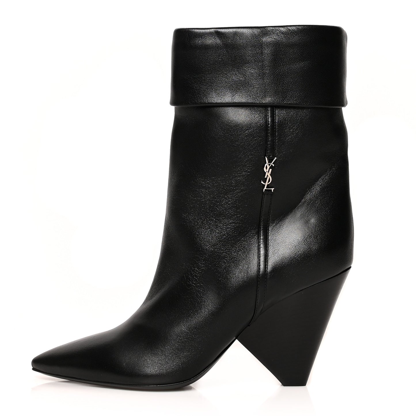 Lambskin Liz 85 Wedge Booties 39 Black