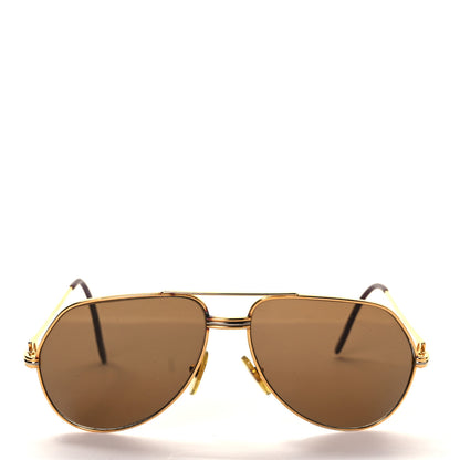 Cartier Louis Vendome Aviator Sunglasses Gold 2 of 8